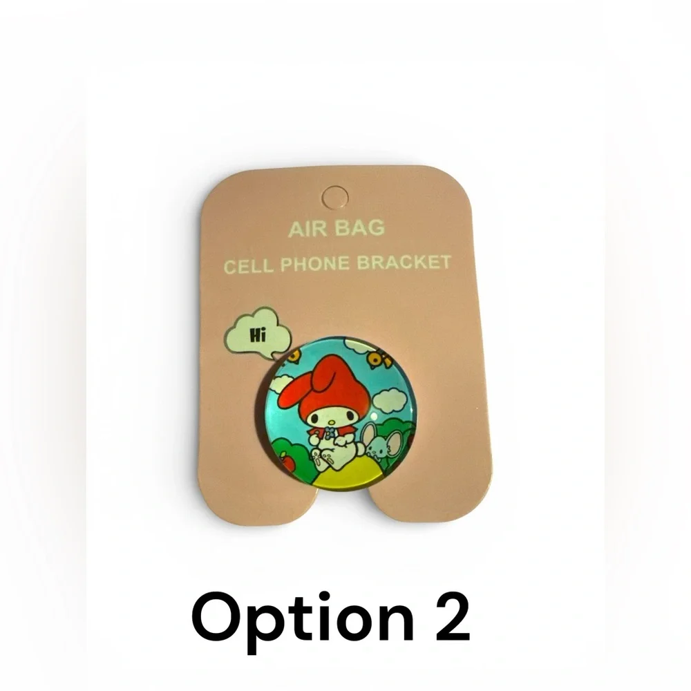 My Melody NWT Cute Cartoon Cell Phone Bracket - Pink and Green